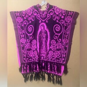 Virgin Mary Mexican Gaban/ Gaban- Poncho Virgen de Guadalupe